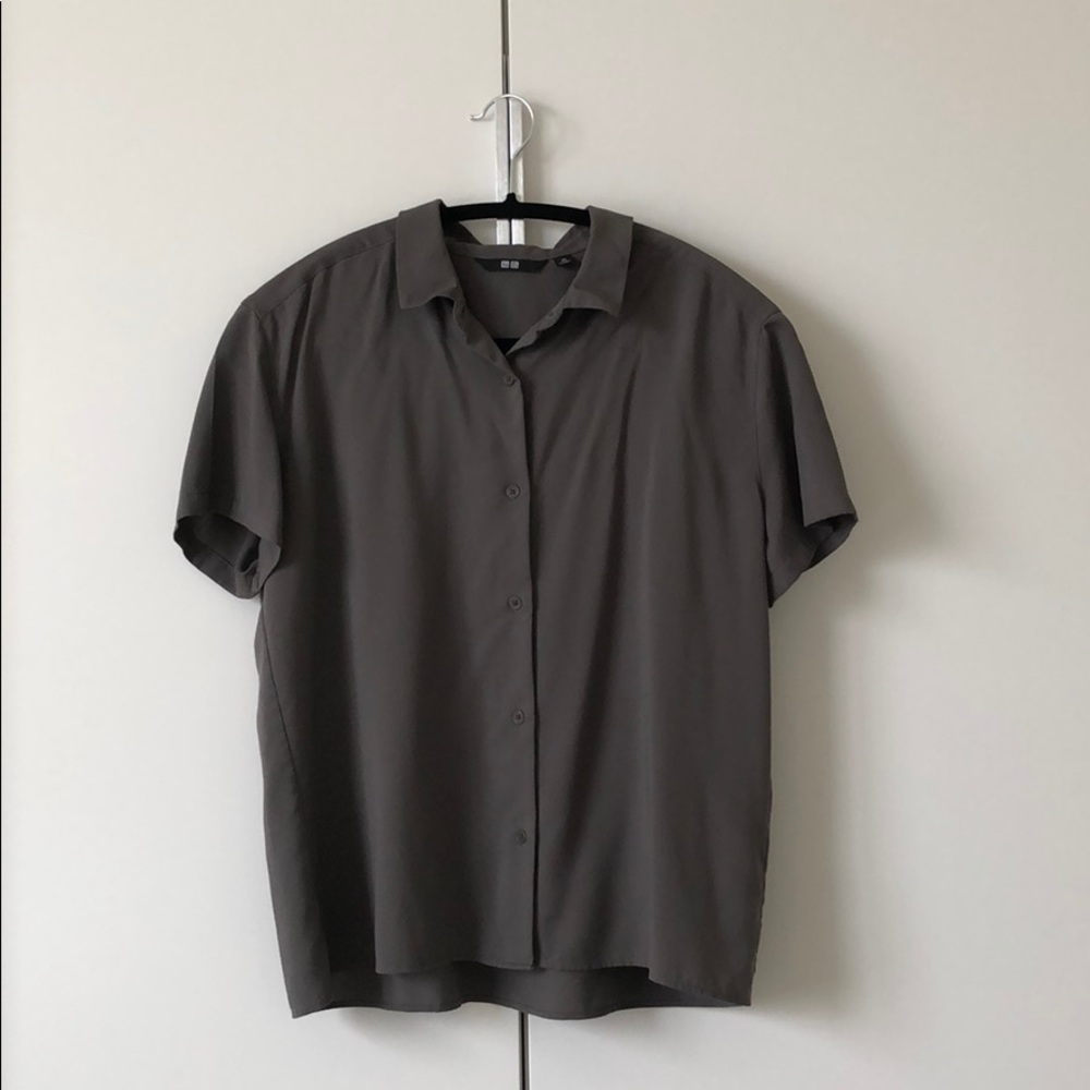 Rayon Short Sleeve Blouse